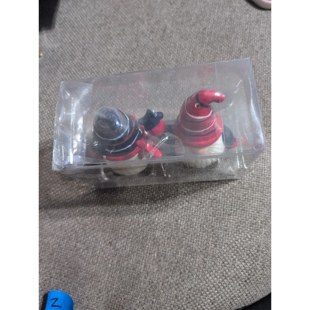 Gnome Salt and Pepper Shakers Nordic Scandinavian Farmhouse Decor NEW in Box Tag